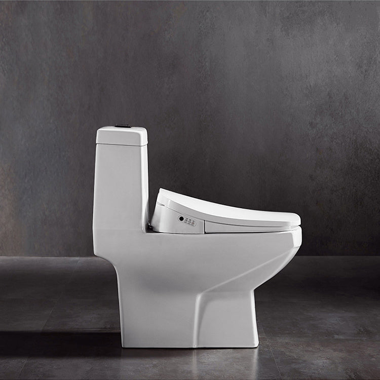 AK68 Square Smart Bidet Seat featuring a Multi-Level Heated Seat for Instant Warmth. Designed for D-Shape Toilets, This Luxury Heated Bidet Eliminates Cold Shocks and Provides Customizable Temperature Control for All-Day Comfort
