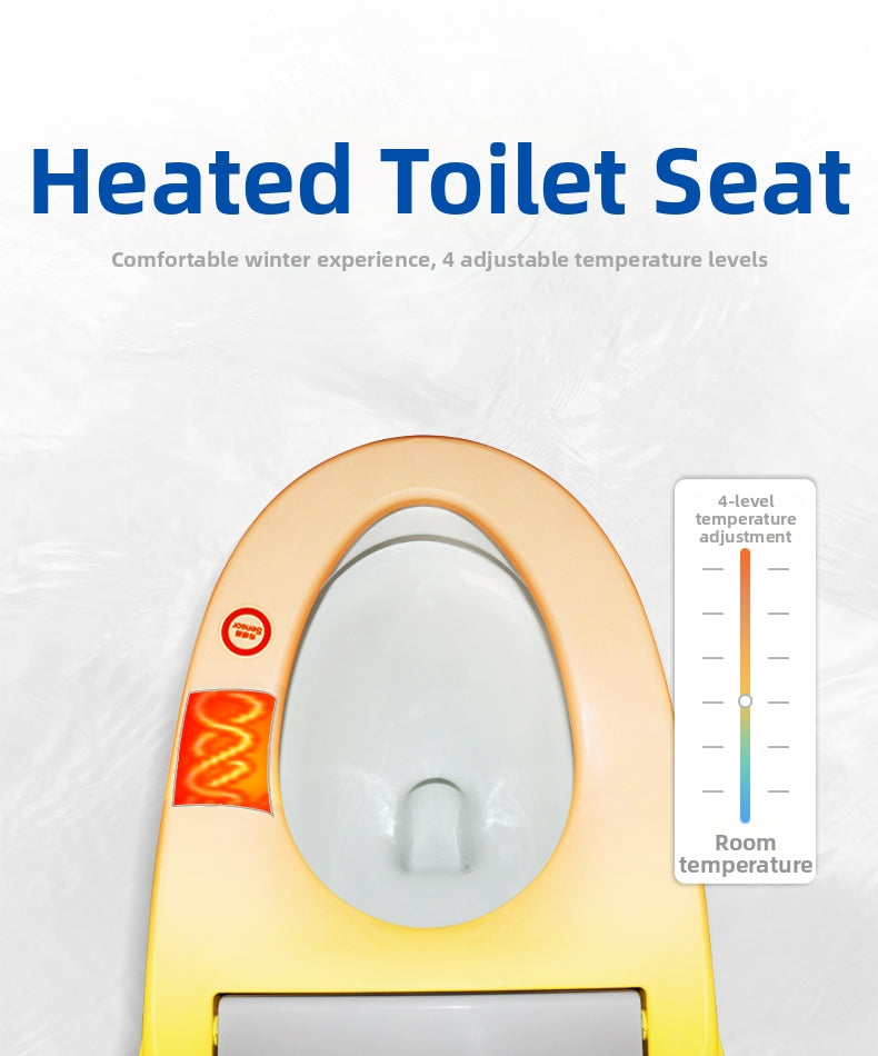 JA07 Smart Toilet with 4-Level Heated Seat: Say goodbye to cold shocks with precision temperature control. Choose your perfect warmth for year-round comfort—the ultimate luxury essential for modern bathrooms.
