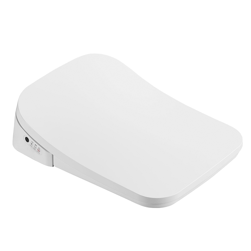 AK68 Smart Bidet Seat with Instant Heating and Adjustable Warm Water Spray. This Slim, Elongated Bidet Attachment Features Dual Nozzles and an LED Night Light, Offering a Luxury Spa Experience that Easily Fits Your Existing Toilet.