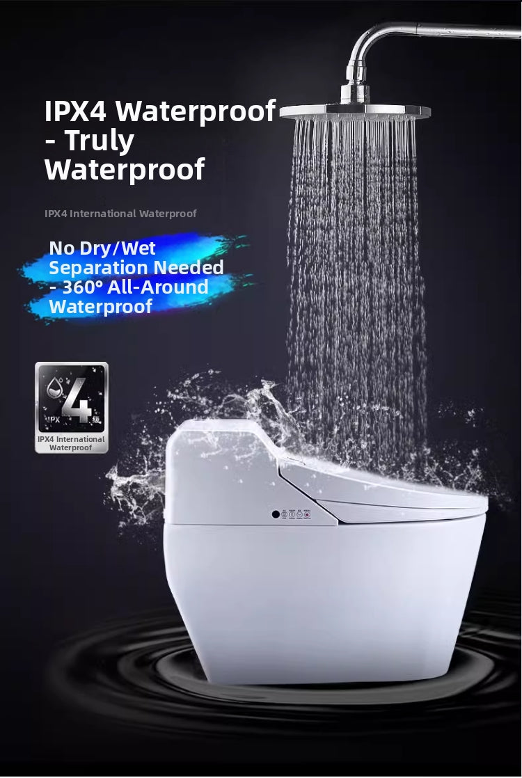 the hk75 enema bidet toilet features a superior ipx4 waterproof rating, ensuring the internal electronics are fully protected from moisture and splashes in any bathroom environment