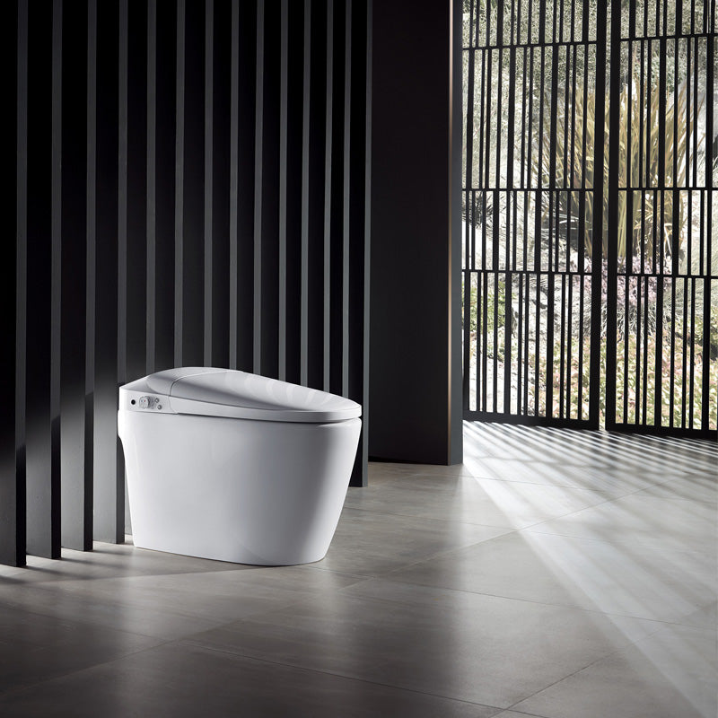JA07 Luxury Smart Toilet Bidet Combo: Ultimate touchless hygiene with multiple specialized wash modes, medical-grade self-cleaning nozzle, and soothing warm air dryer