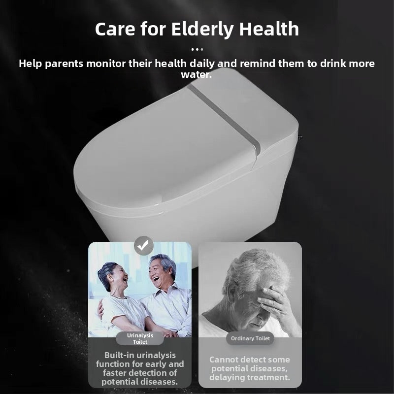 T2 smart bidet toilet for elderly care featuring automatic health monitoring and hands-free hygienic functions