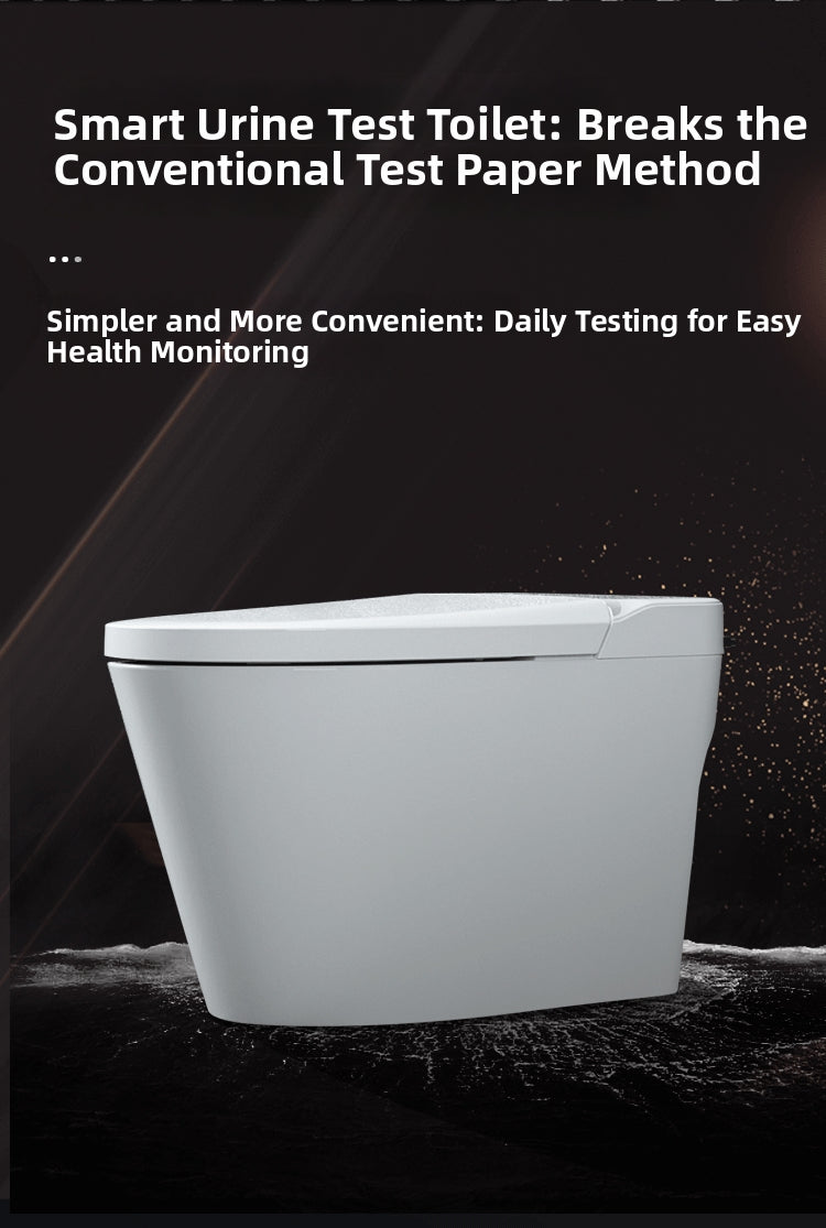 the t2 urine analysis smart bidet toilet offers a convenient way to monitor your health data automatically every day.