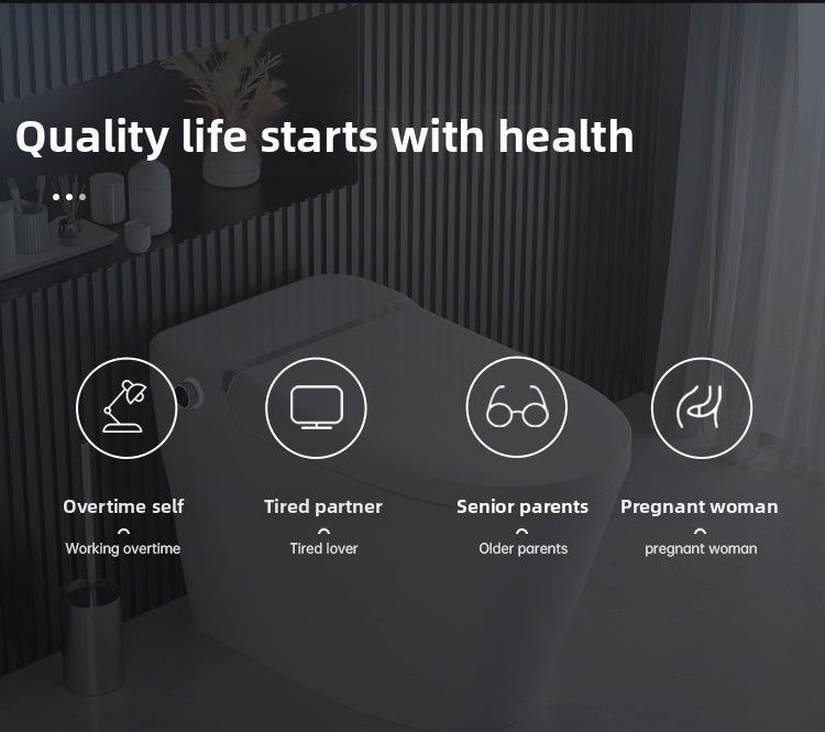 t2 urine analysis smart bidet toilet improves quality of life by providing effortless daily health monitoring and superior bathroom hygiene.